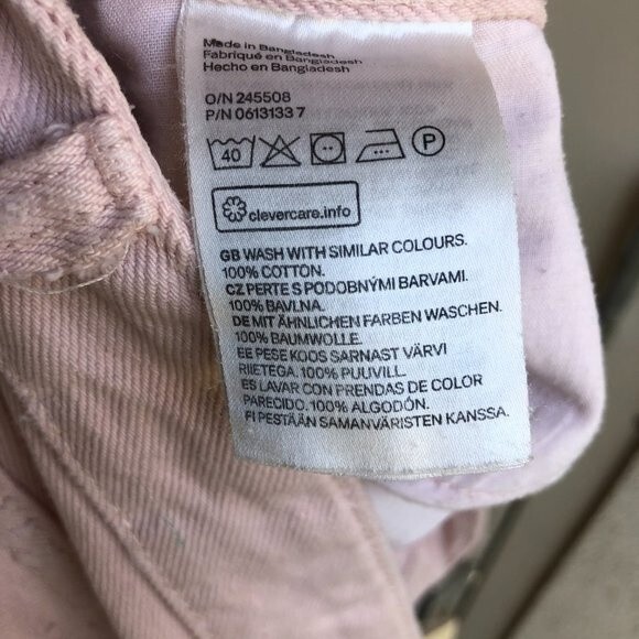 H&M Jeans - Light Pink - Size 26 - Picture 6 of 10